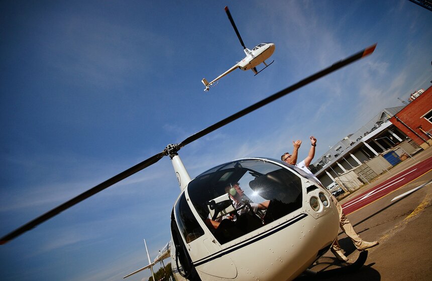 На МКАД открылся новый вертолетный центр "Аэросоюз-Ясенево" 18 фото