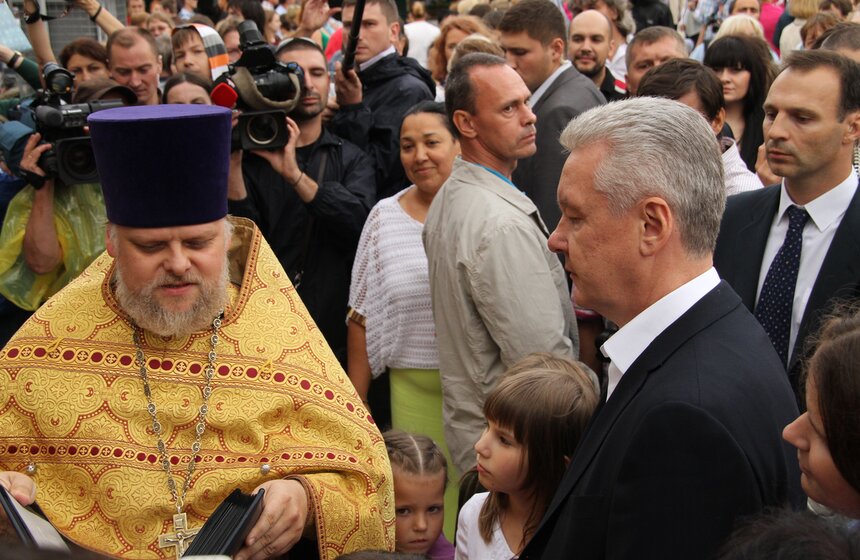 Сергей Собянин открыл новую пешеходную зону на Пятницкой улице 24 фото