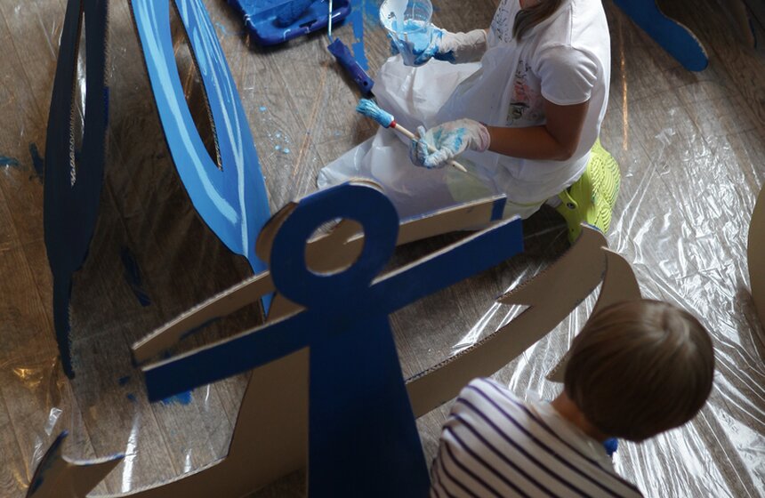 В саду "Эрмитаж" дети отметили День российского флага 1 фото