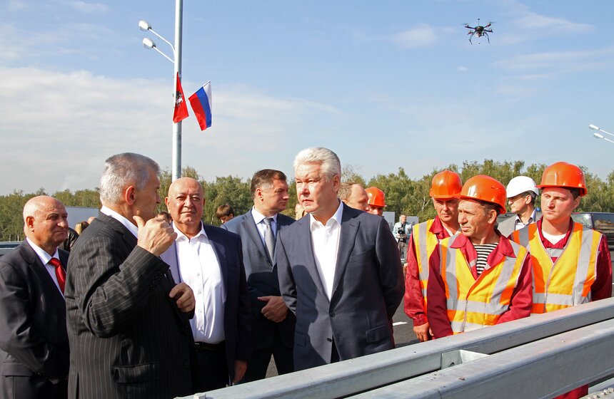 Сергей Собянин открыл транспортную развязку в Жулебине 7 фото