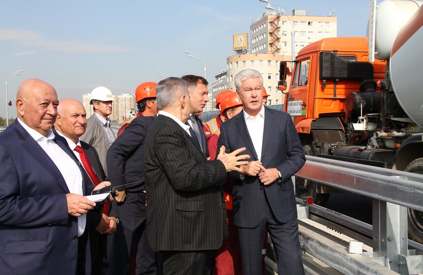 Сергей Собянин открыл транспортную развязку в Жулебине 10 фото