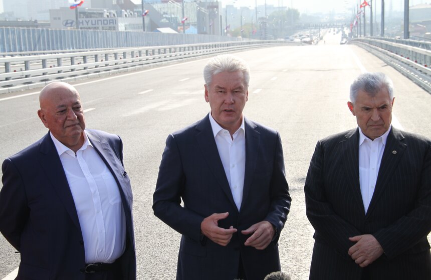 Сергей Собянин открыл транспортную развязку в Жулебине 5 фото