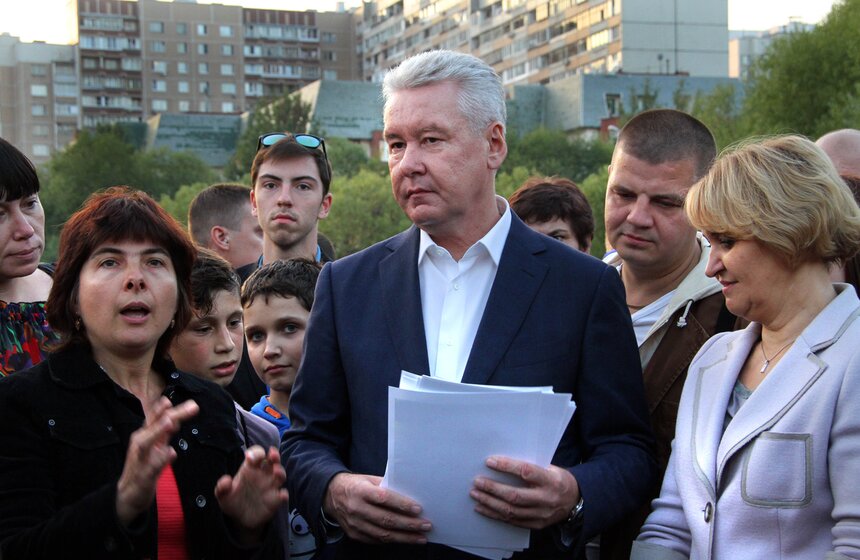 Сергей Собянин открыл благоустроенный парк в пойме реки Битца 16 фото