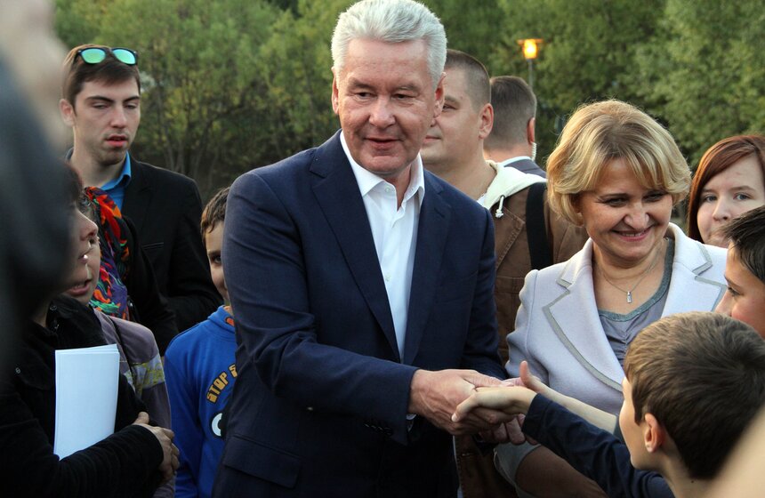 Сергей Собянин открыл благоустроенный парк в пойме реки Битца 15 фото