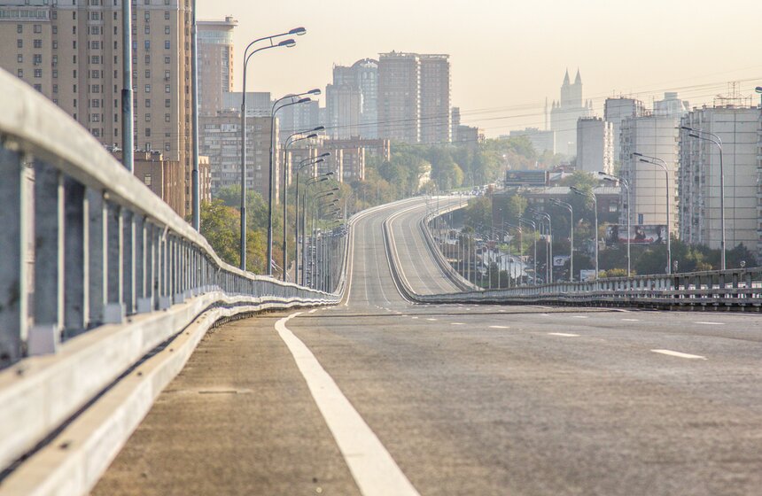 Сергей Собянин открыл движение по эстакаде на Можайском шоссе 6 фото