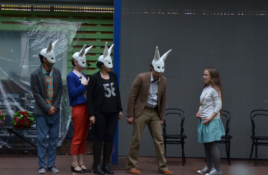 Фестиваль "Театр. Избранное" прошел в Саду имени Баумана 36 фото