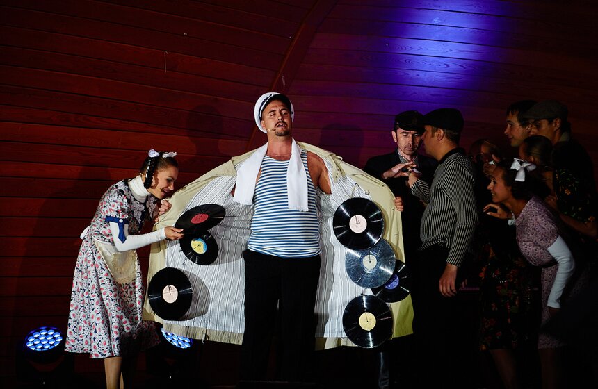 Фестиваль "Театр. Избранное" прошел в Саду имени Баумана 41 фото