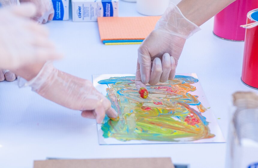 Самое большое граффити в стране нарисовали в Москве 11 фото