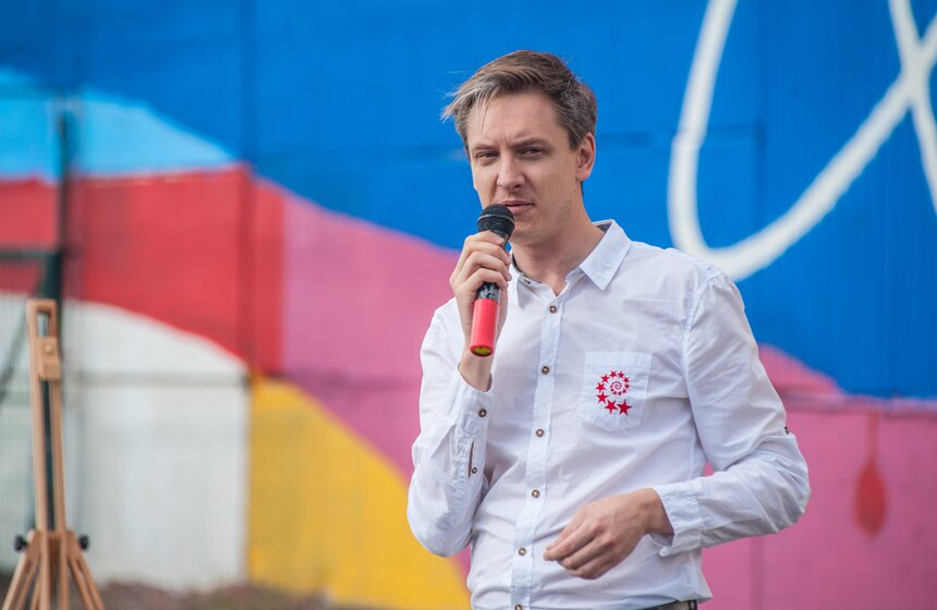 Самое большое граффити в стране нарисовали в Москве 28 фото