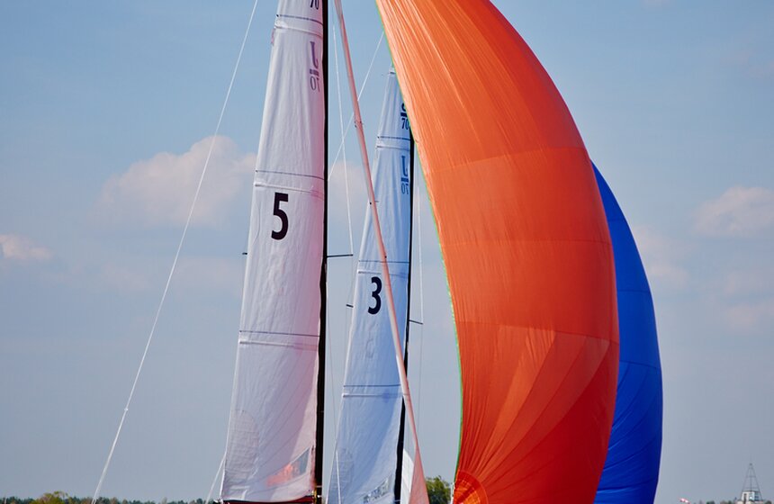 В Конаково прошел первый этап Национальной парусной лиги 16 фото