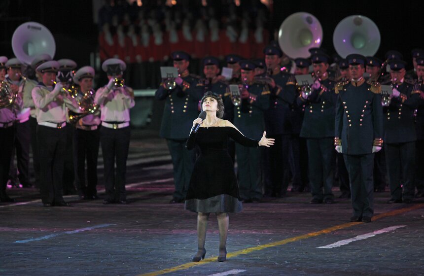 Мирей Матье выступила на фестивале "Спасская башня" 21 фото