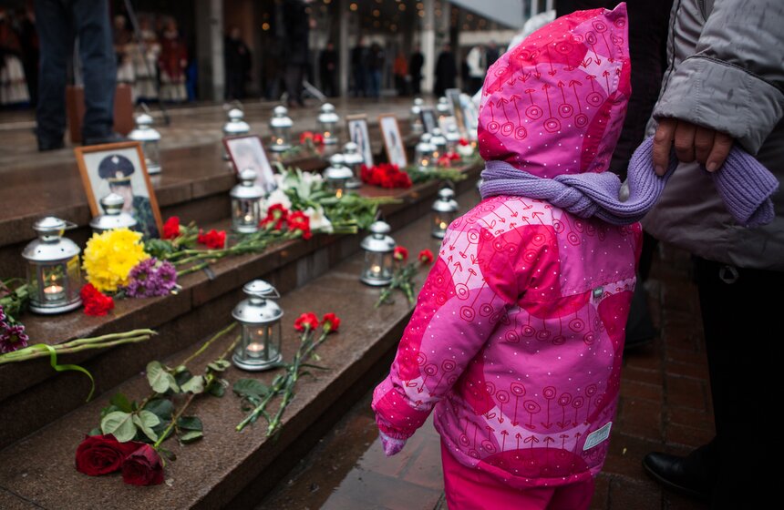 Траурные мероприятия памяти жертв "Норд-Оста" 18 фото