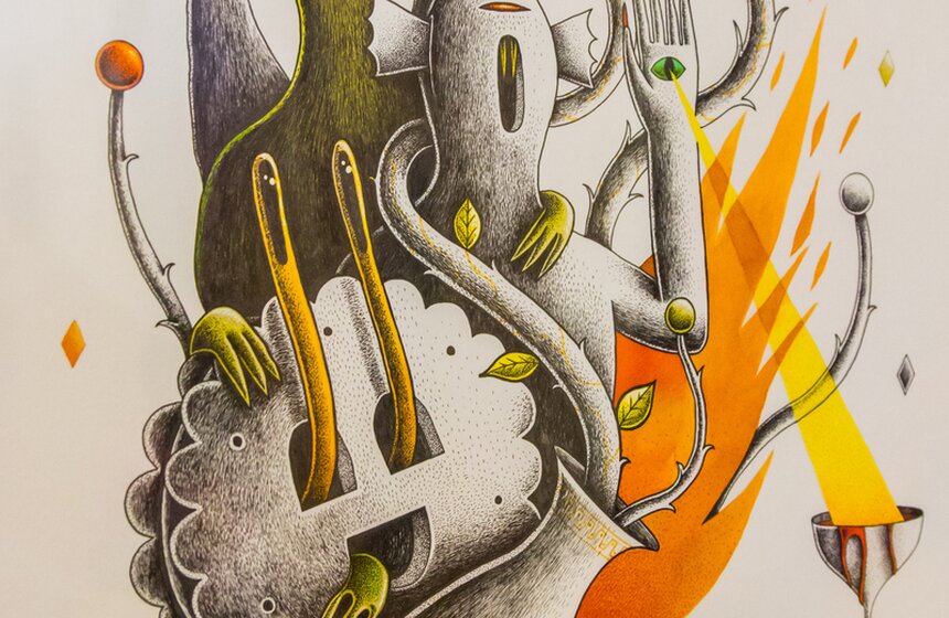 В центре дизайна Artplay открылась выставка стрит-арта 10 фото