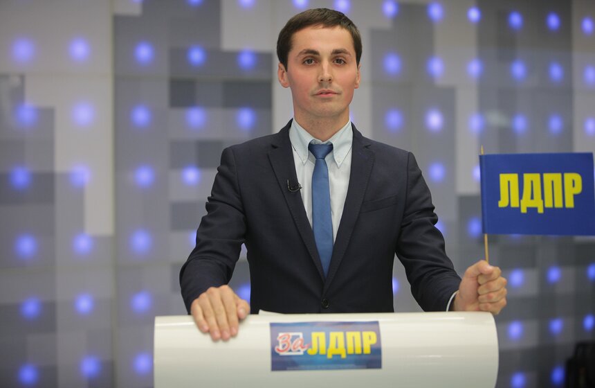 Кандидат в депутаты Мосгордумы от 42 округа Алексей Логинов (ЛДПР)