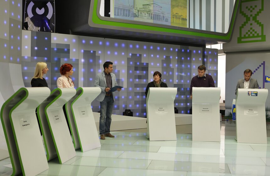 Дебаты кандидатов 45-го округа прошли на канале "Москва 24" 7 фото