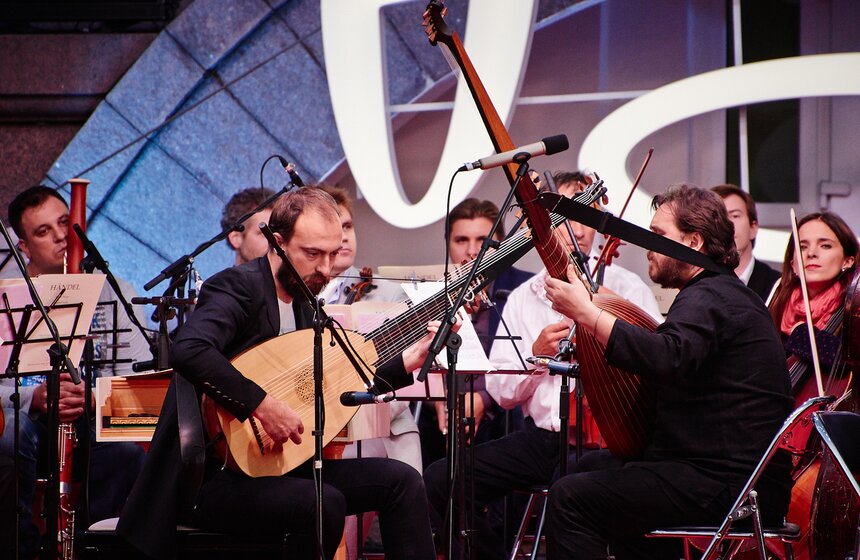 На Патриарших прудах прошел открытый концерт классической музыки 1 фото