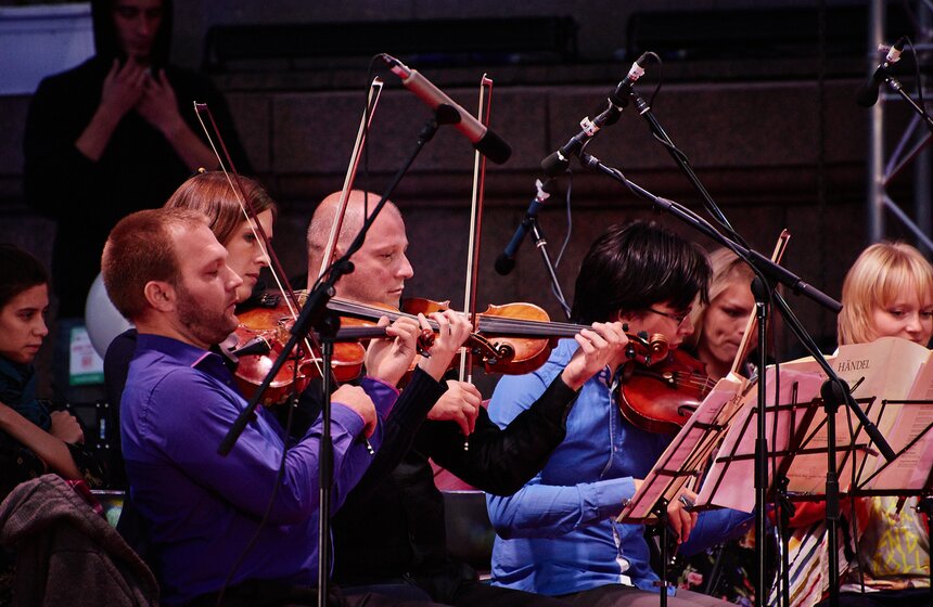 На Патриарших прудах прошел открытый концерт классической музыки 5 фото