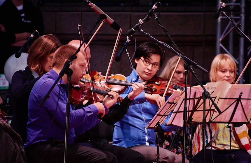 На Патриарших прудах прошел открытый концерт классической музыки 4 фото