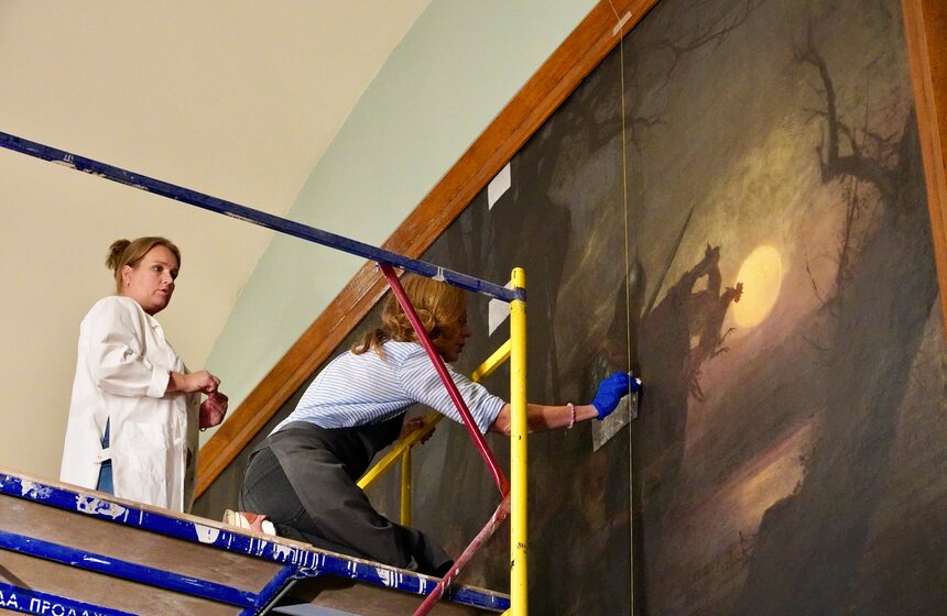 Картины Генриха Семирадского отреставрируют в Историческом музее 7 фото