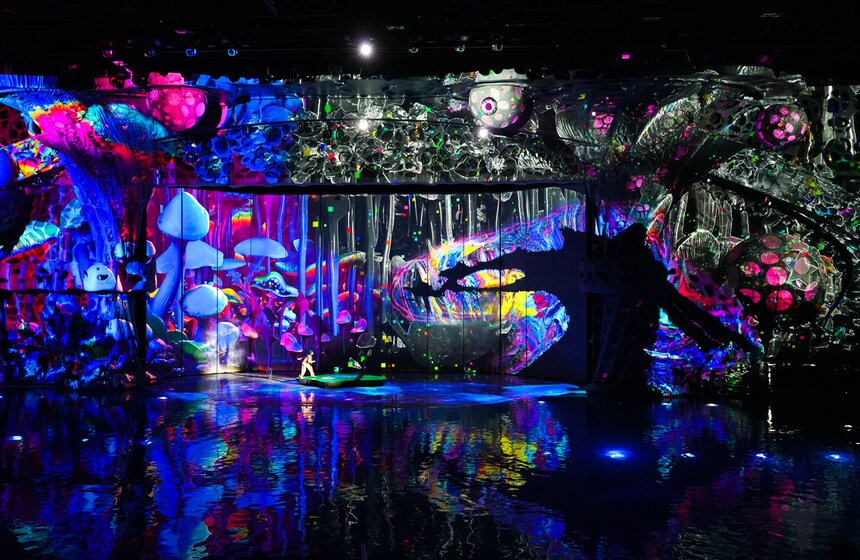 Шоу на водной сцене "Море снов" прошло в Москве 14 фото