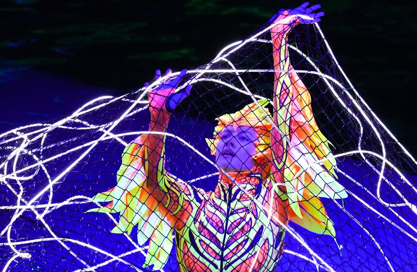 Шоу на водной сцене "Море снов" прошло в Москве 17 фото