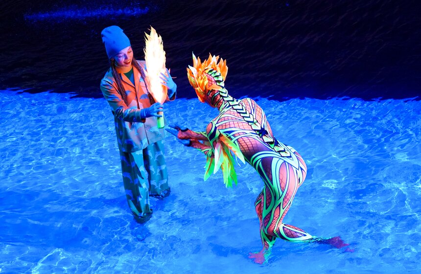 Шоу на водной сцене "Море снов" прошло в Москве 21 фото