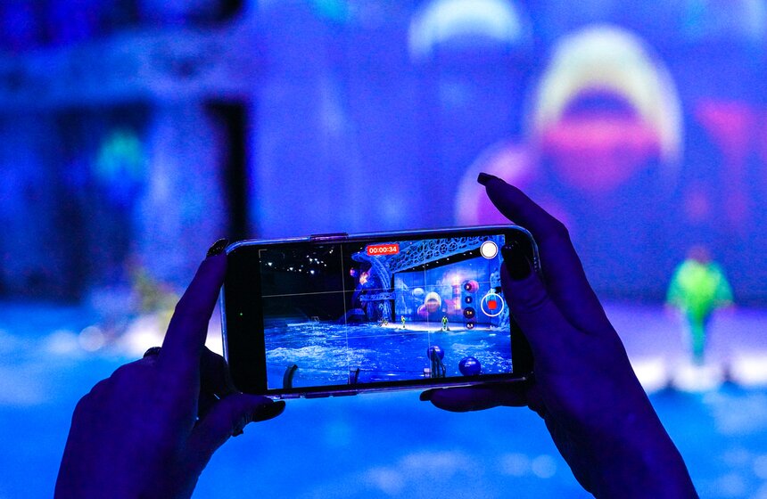 Шоу на водной сцене "Море снов" прошло в Москве 9 фото