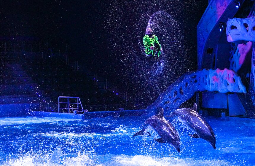 Шоу на водной сцене "Море снов" прошло в Москве 32 фото