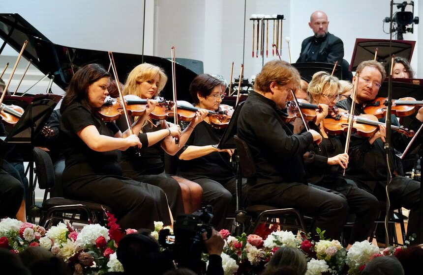 Государственный симфонический оркестр "Новая Россия" отпраздновал 35-летие 32 фото