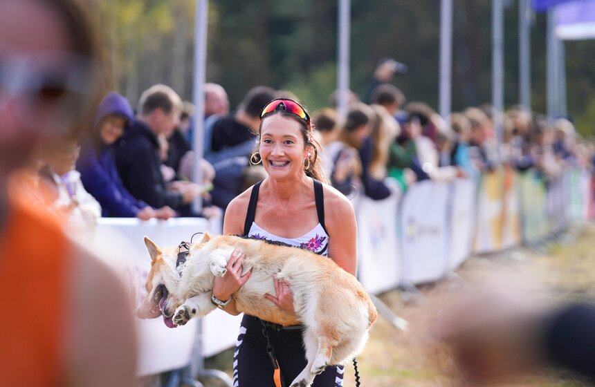 Кросс "Быстрый пес" прошел в Битцевском лесу 22 фото
