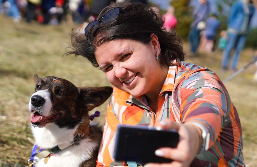 Кросс "Быстрый пес" прошел в Битцевском лесу 35 фото