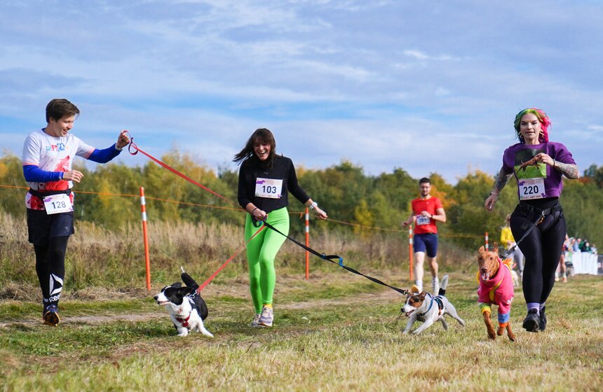 Кросс "Быстрый пес" прошел в Битцевском лесу 12 фото
