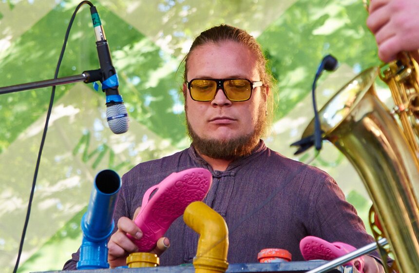 В столице прошел Международный фестиваль шагающих оркестров 28 фото