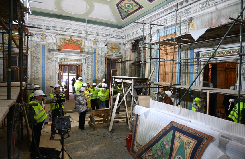 Реставрация Итальянского павильона началась в усадьбе Останкино в Москве 29 фото