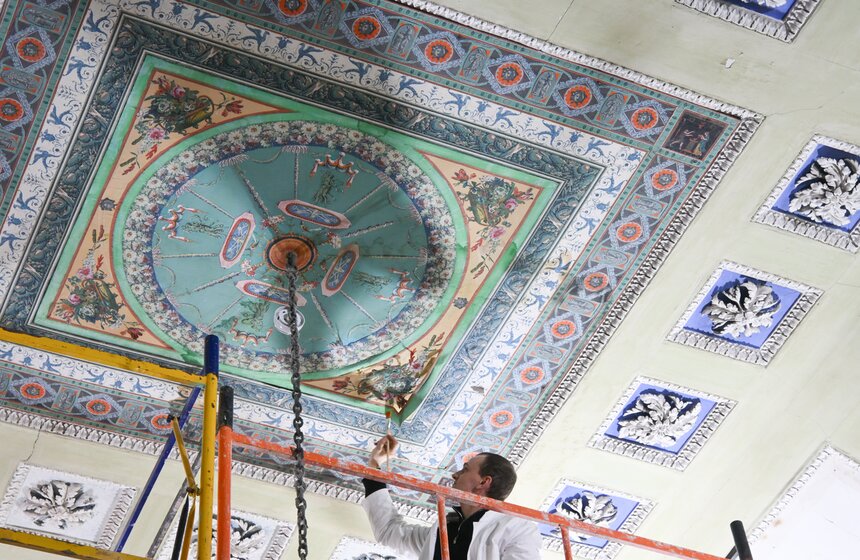 Реставрация Итальянского павильона началась в усадьбе Останкино в Москве 26 фото