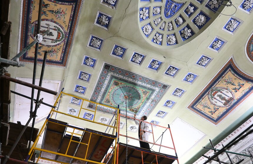 Реставрация Итальянского павильона началась в усадьбе Останкино в Москве 24 фото