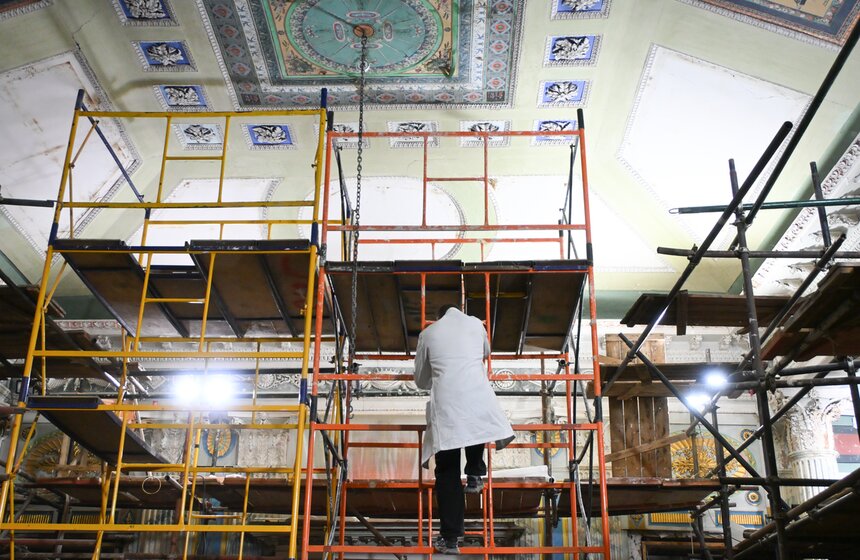 Реставрация Итальянского павильона началась в усадьбе Останкино в Москве 23 фото