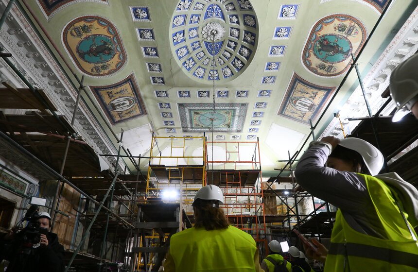 Реставрация Итальянского павильона началась в усадьбе Останкино в Москве 20 фото