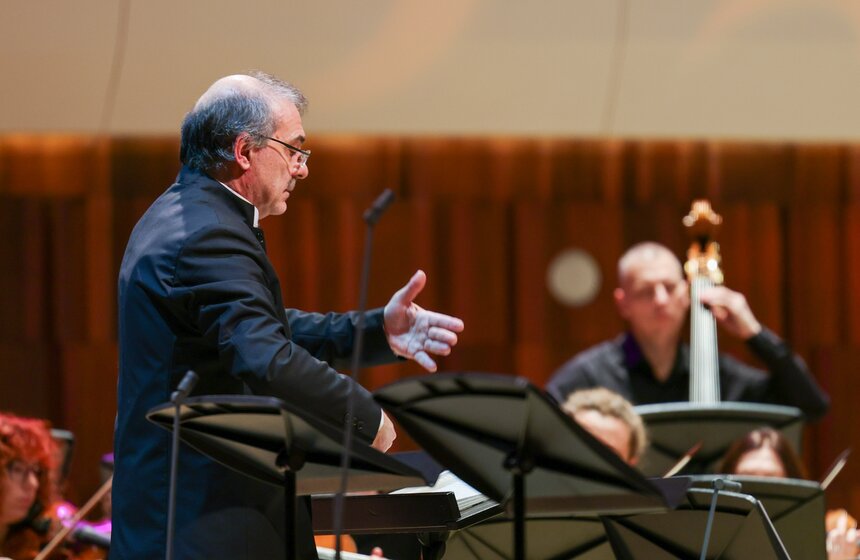 Концерт к 65-летию дирижера Александра Рудина состоялся в зале "Зарядье" 24 фото