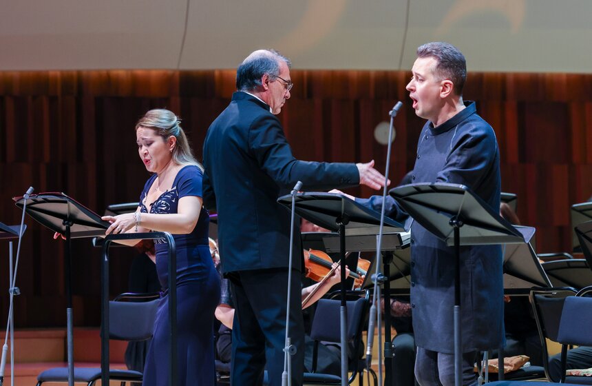 Концерт к 65-летию дирижера Александра Рудина состоялся в зале "Зарядье" 21 фото