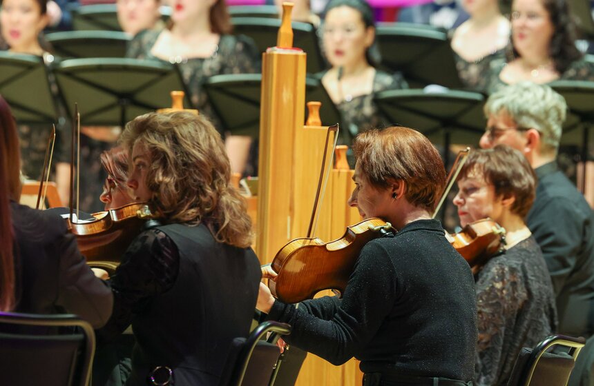 Концерт к 65-летию дирижера Александра Рудина состоялся в зале "Зарядье" 16 фото