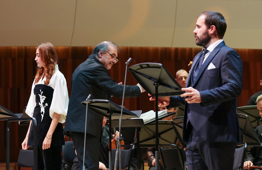 Концерт к 65-летию дирижера Александра Рудина состоялся в зале "Зарядье" 27 фото