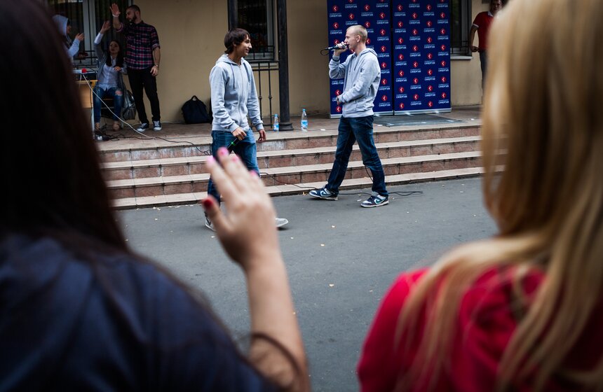 Фестиваль граффити в университете "Синергия" 13 фото