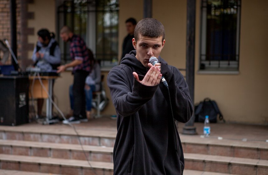 Фестиваль граффити в университете "Синергия" 12 фото