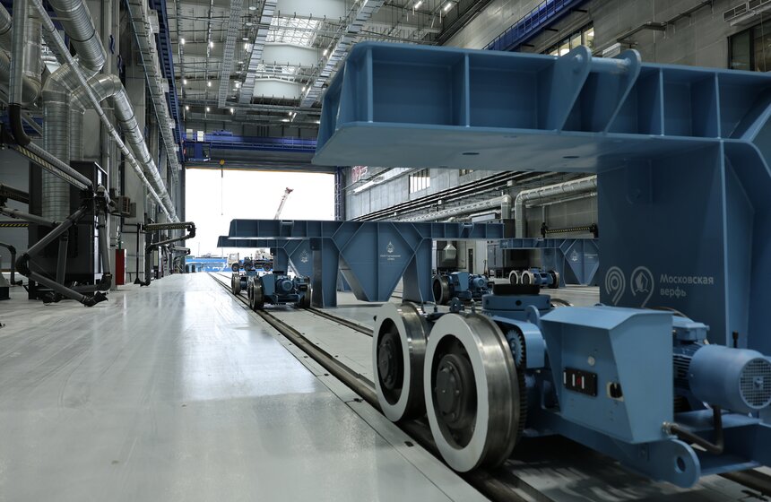 Верфь для строительства инновационных электросудов открыли в Нагатинском Затоне 13 фото