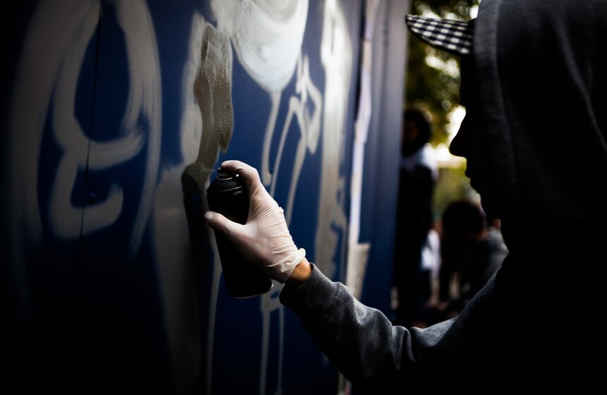 Фестиваль граффити в университете "Синергия" 5 фото