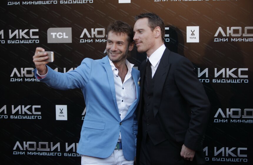 Майкл Фассбендер представил новых "Людей Икс" в Москве 35 фото