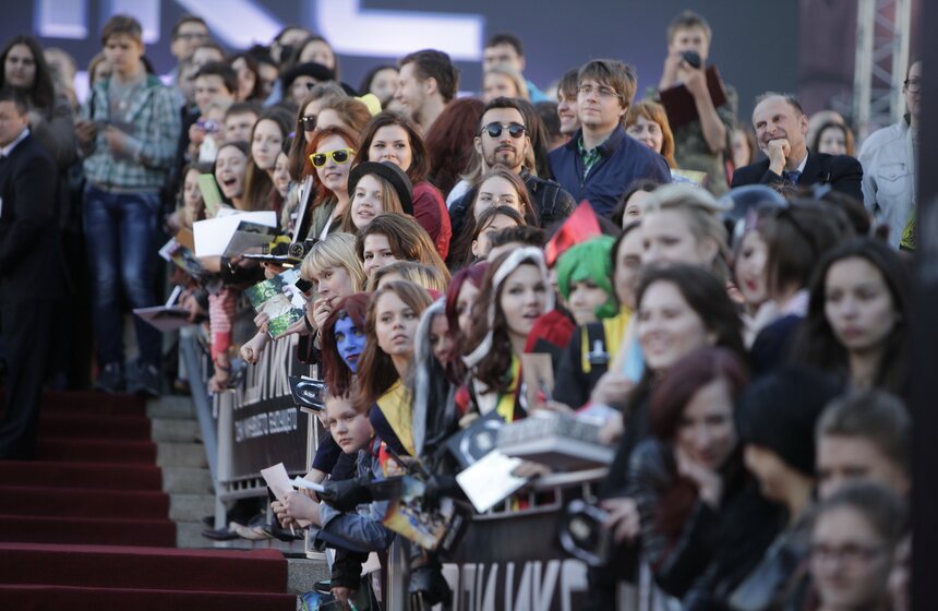 Майкл Фассбендер представил новых "Людей Икс" в Москве 22 фото