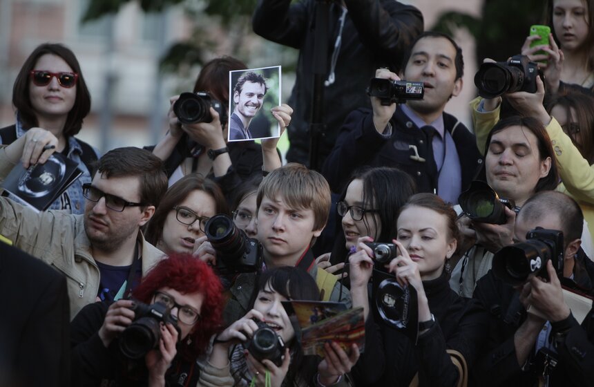 Майкл Фассбендер представил новых "Людей Икс" в Москве 31 фото