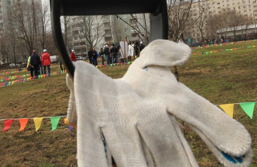 Сергей Собянин посадил деревья в ходе субботника 15 фото